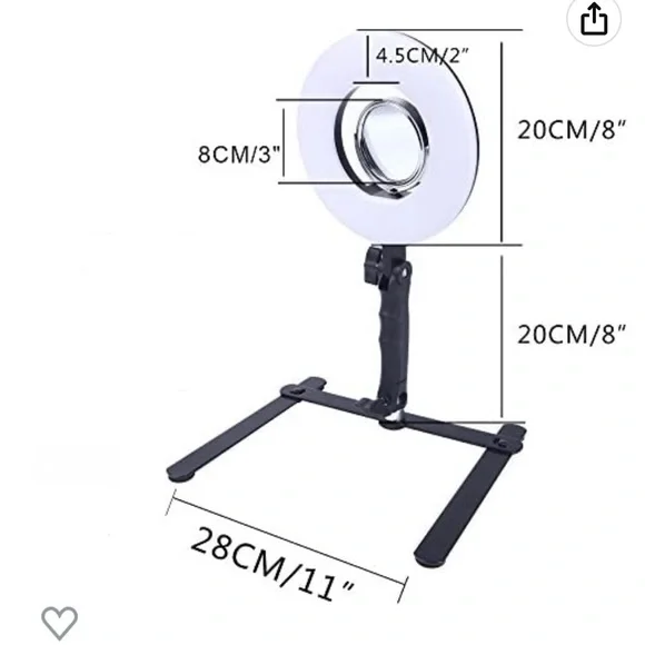 Dimmable Desktop LED Ring Light - Picture 4 of 7